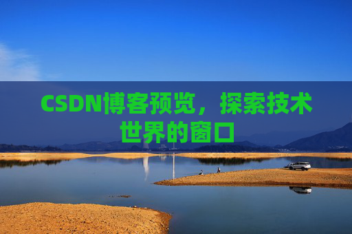 CSDN博客预览,探索技术世界的窗口